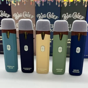 Big Chief 2g Melted Diamonds Disposable offers potent, flavorful vapor with live resin and THCA diamonds for a premium experience.
