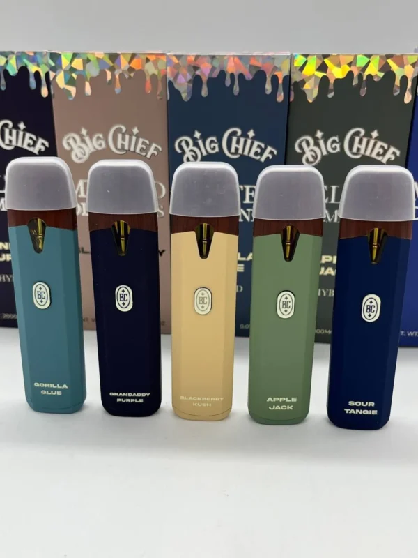 Big Chief 2g Melted Diamonds Disposable offers potent, flavorful vapor with live resin and THCA diamonds for a premium experience.