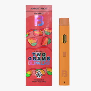 Experience tropical bliss with 2G Blinkers Disposable (Mango Tango Hybrid), offering balanced effects, fruity flavors, and hassle-free vaping.
