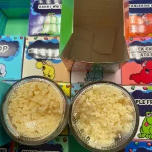 Nerdzz Premium Sugar Wax Nug Run in 1 oz baller jars delivers potent, flavorful, high-quality concentrate for dabbing enthusiasts.
