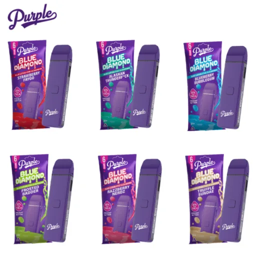 Experience smooth, flavorful vaping with the Purple THCA Disposable Vape Pen—portable, potent, and hassle-free for a premium experience.