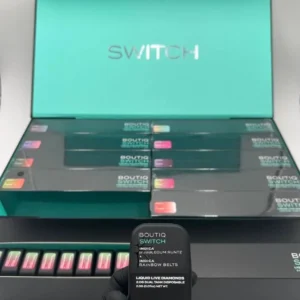 Experience Boutiq Switch V2 Disposable: sleek, portable, long-lasting, with vibrant flavors, smooth draws, and leakproof technology!