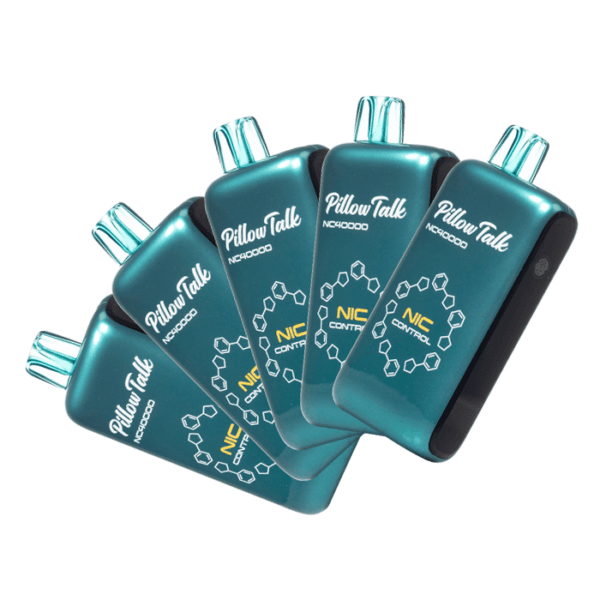 The Pillow Talk Nic Control NC40K Disposable offers customizable nicotine control, long-lasting puffs, and smooth flavor in a sleek design.