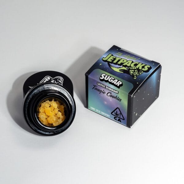 Discover JetPacks Tangie Cookies Badder | 1g: bold citrus and cookie flavors, smooth texture, potent effects, and versatile use.