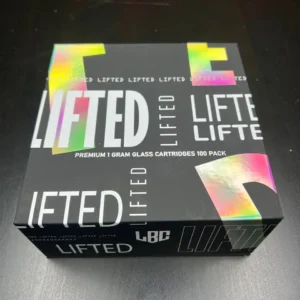 Experience premium vaping with the Lifted 1G Glass Cartridge, featuring full-spectrum extract, smooth flavor, and potent effects.