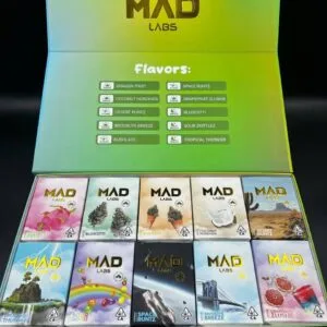 Mad Labs 2G Disposable Vape delivers premium cannabis oil with smooth hits, rich flavors, and lasting potency, offering a convenient and high-quality vaping experience.