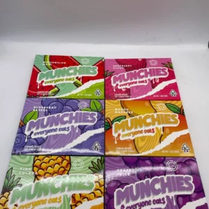 Experience Munchies 100MG THC Gummies: premium edibles with precise dosing, bold flavors, and long-lasting effects for ultimate relaxation.