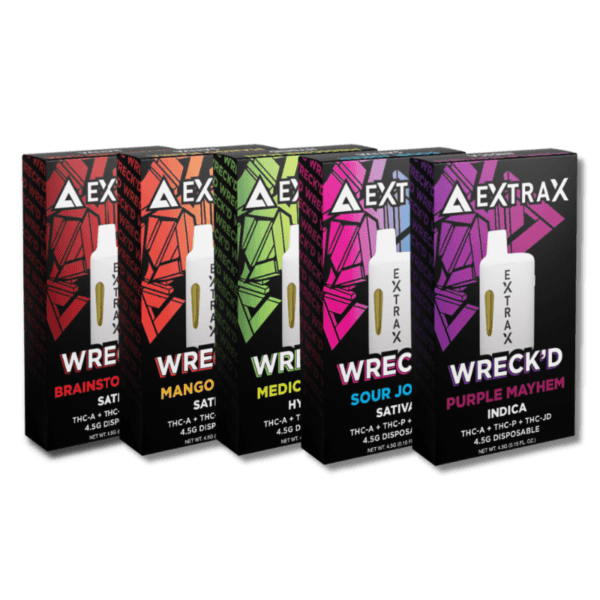 Wreck'd Series THCA + THCP 4.5G Disposables – Delta Extrax