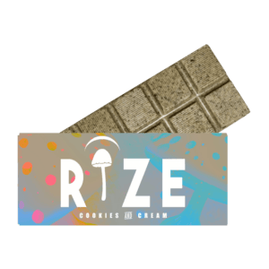Rize | Cookies & Cream Mushroom Chocolate Bar | 5g Bar