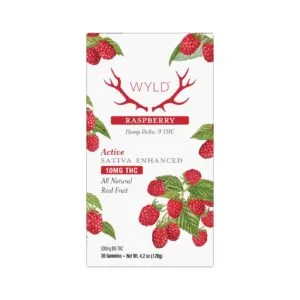WYLD | Raspberry Gummies | 10mg Delta-9 THC - 30 Count