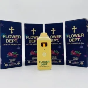 Experience powerful effects and bold flavor with Flower Dept 2.5G Disposable—packed with premium liquid diamond cannabis extract.